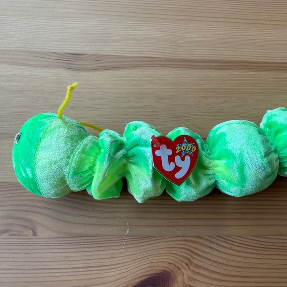 Ty Beanie Baby "Squirmy" the Worm - Picture 2 of 5
